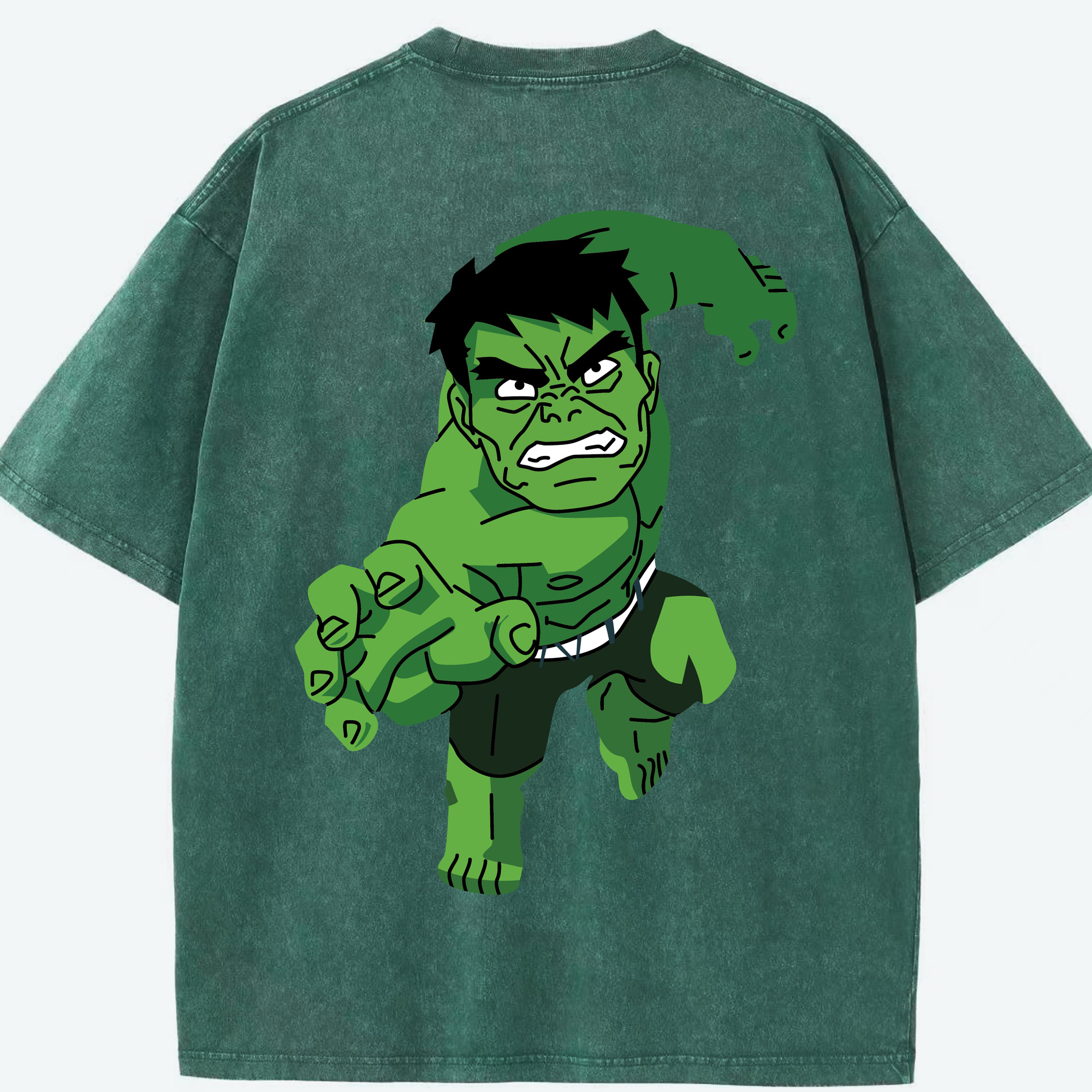 （画像用） アベンジャーズ The Avengers 綿100% ヴィンテージ風 半袖Tシャツ（背面プリント）